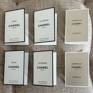 Elegant CHANEL Eau de Parfum samples. Brand new set of six